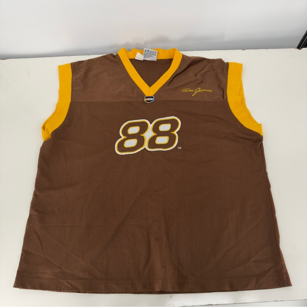 Winner’s Circle #88 Dale Jarrett Brown NASCAR Jersey XXL Mens